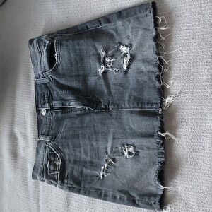 HUDSON jean mini skirt